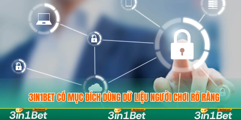 3IN1BET có mục đích dùng dữ liệu người chơi rõ ràng