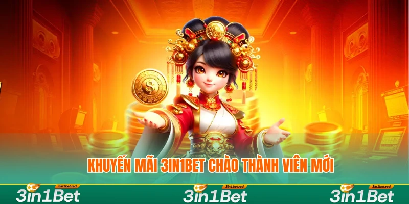Khuyến mãi 3IN1BET chào thành viên mới