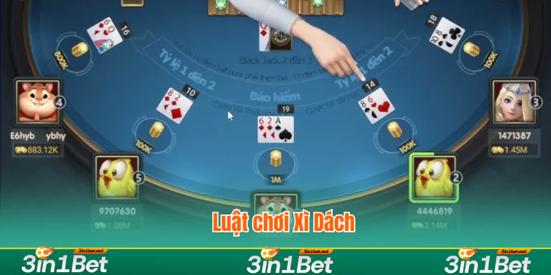 Người chơi rút bài thêm bước vào giai đoạn hai của ván cược