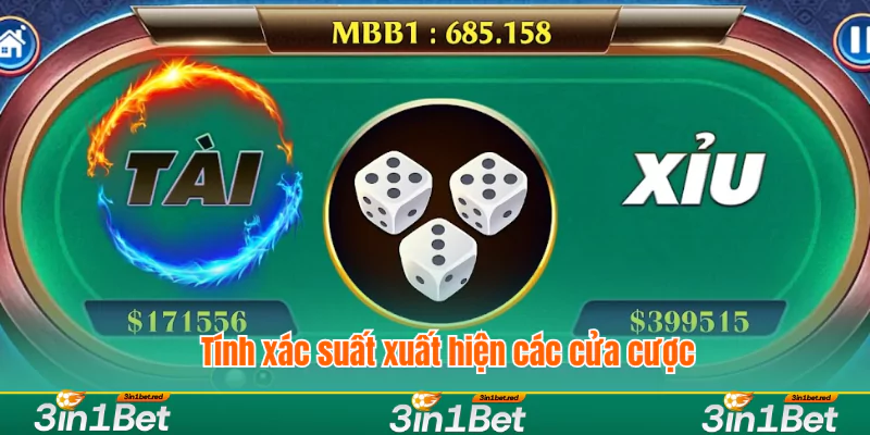 Dự đoán xác suất kết quả của các cửa cược Tài hay Xỉu